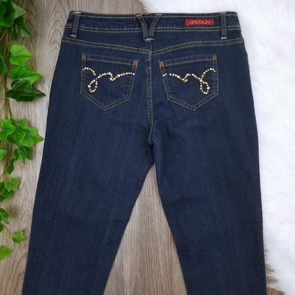 Sasson Ooh La La 90s Vintage Stud Skinny Jeans - Picture 6 of 12